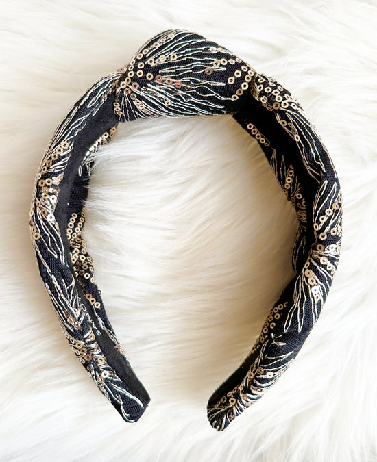 Black and Gold Celebration Headband