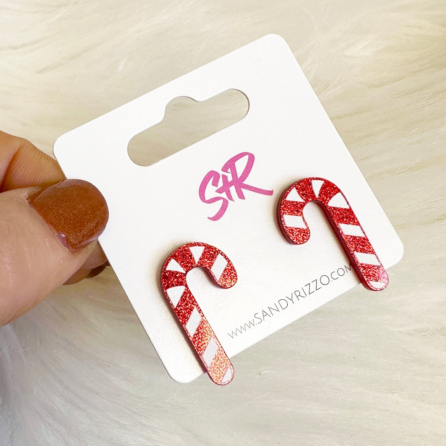 Candy Cane Stud