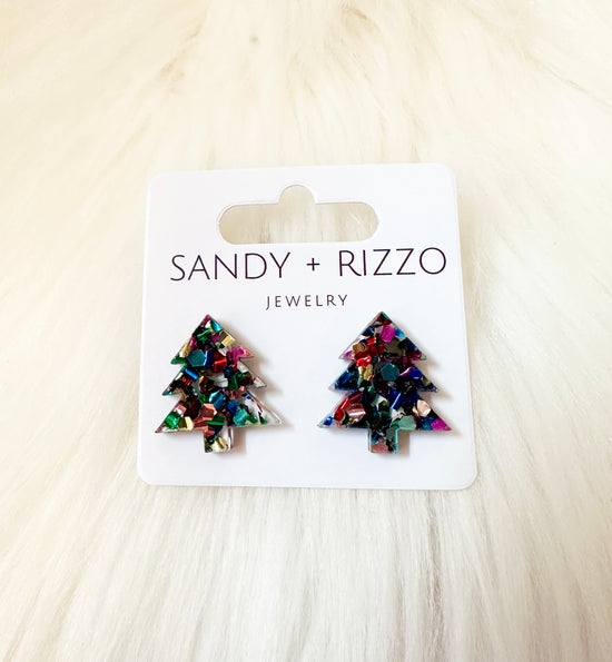 Medium Party Tree Stud