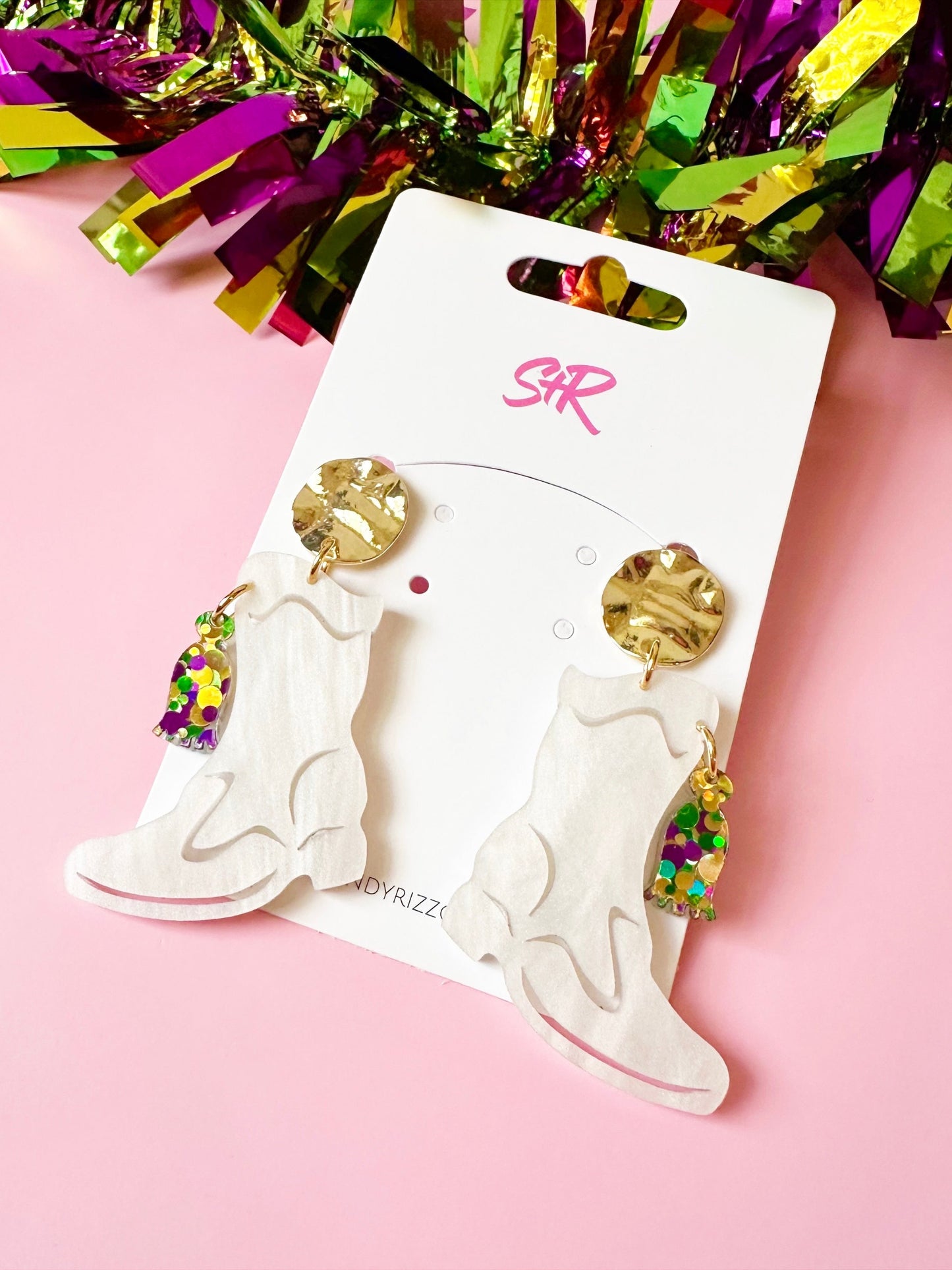 Mardi Gras Marching Boot