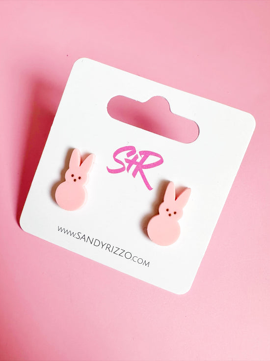 Pink Bunny Stud