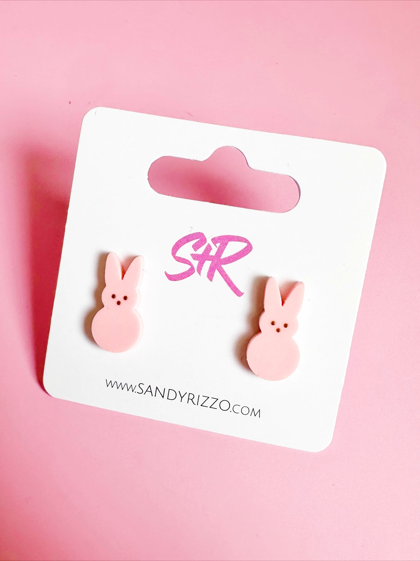 Pink Bunny Stud