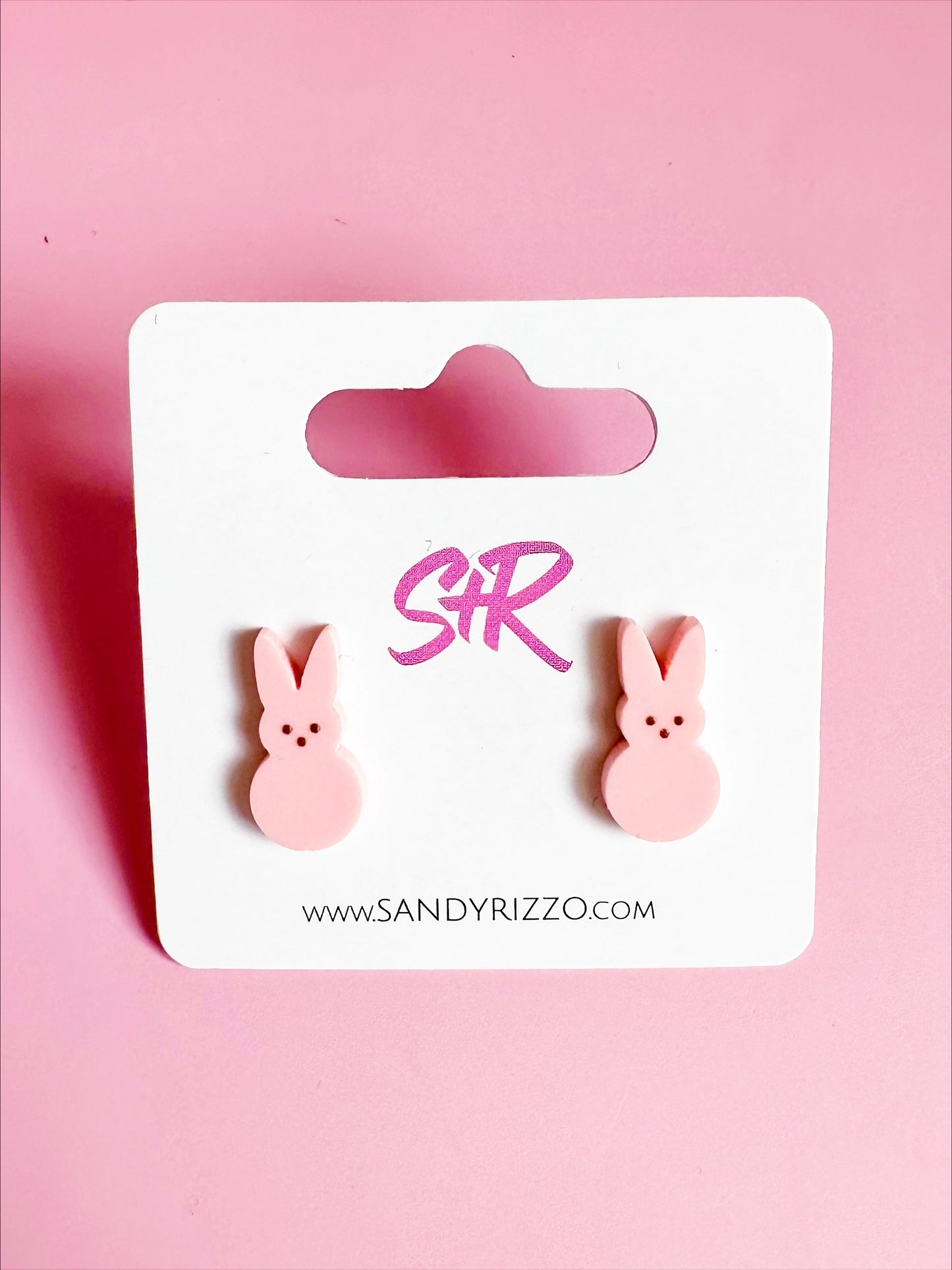 Pink Bunny Stud