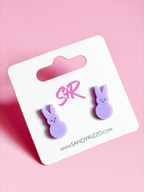 Purple Bunny Stud