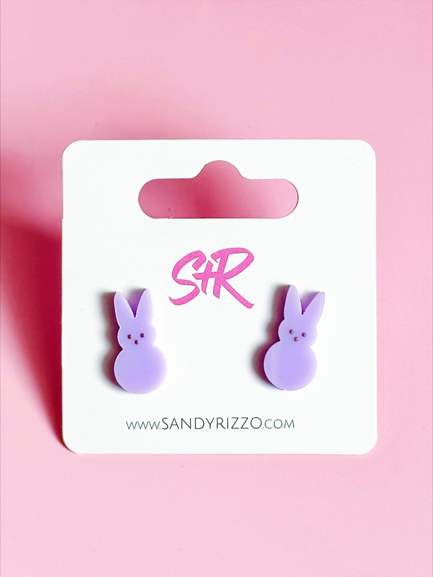 Purple Bunny Stud