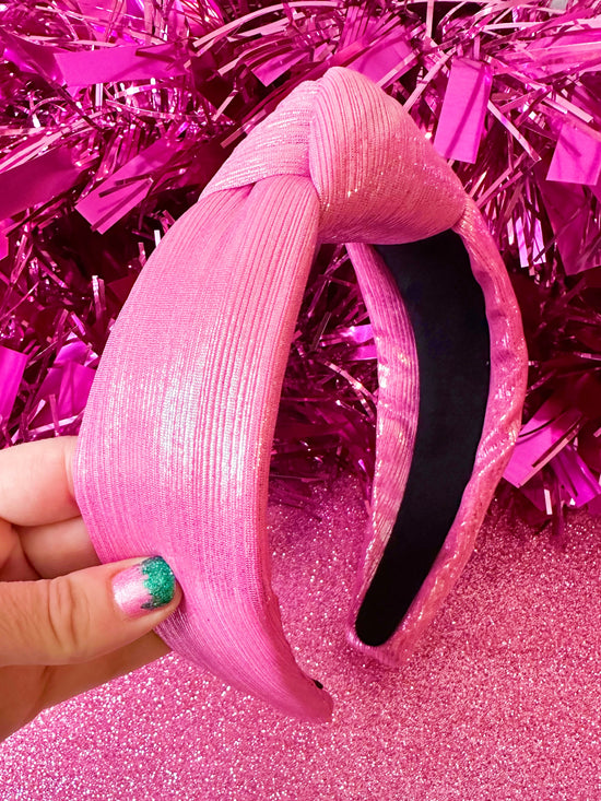 Pink Shimmer Headband