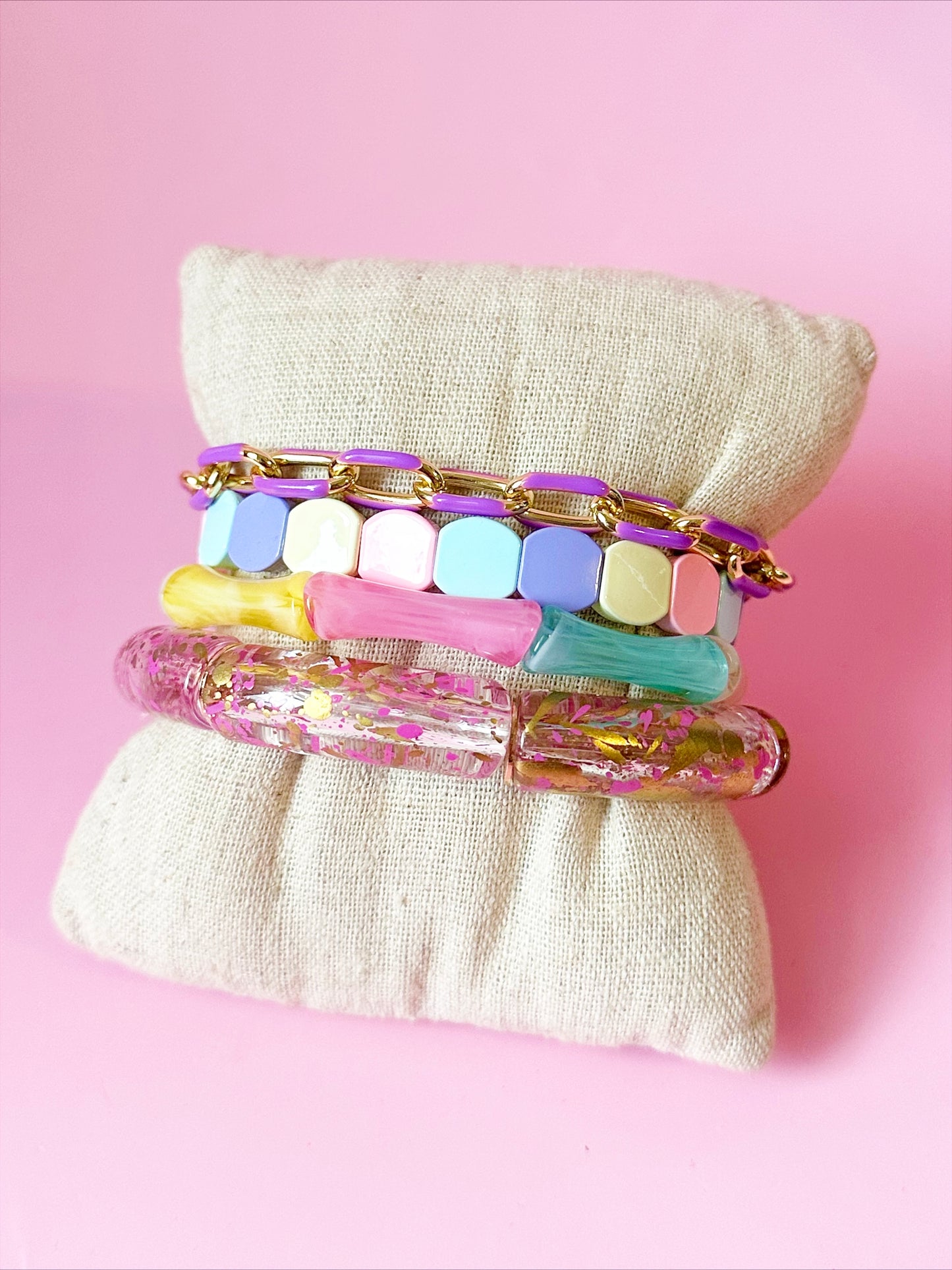 Pastel Bracelet Stack