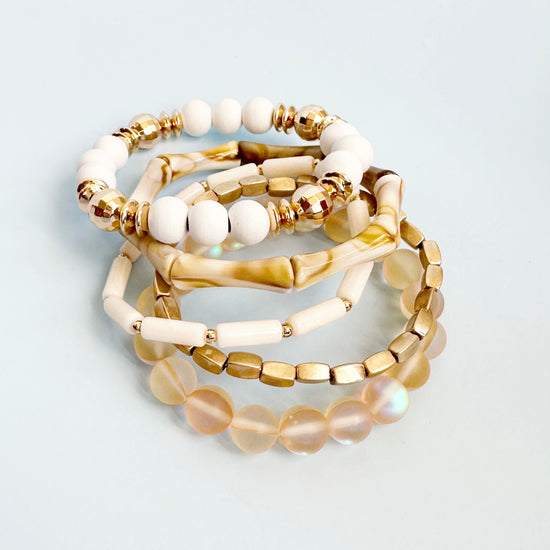 Cream and Gold Stack